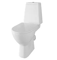 Унитаз-компакт CERSANIT GRANTA 031, 3/6, сиденье дюропласт, плавное опускание, белый, выпуск косой