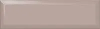 Плитка Аккорд дымчатый светлый грань глянц, 8,5x28,5 9,2 мм, арт. 9027