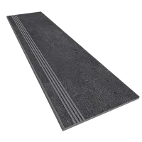 Ступень Black Steptrade LN04 0- пол с насечками мат 30x120 арт. 39642