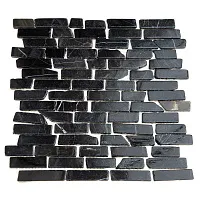 Мозаика MS0204 МРАМОР ПРЕМИУМ чёрный, 32x32 9,8 мм, арт. 52394