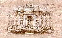 Панно Travertin Fontana di Trevi TR-P-FTR мат, 50x80