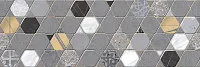 Плитка CEMENTO ASH CRYSTAL DEC мат, 30x90 10,5 мм, арт. 78801868