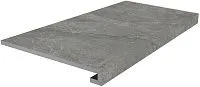 Ступень Клееная Риальто серый тёмный мат 33x80 9 мм арт. SG850890R\GCF