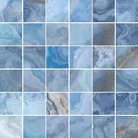 Мозаика Blues голубой, 30x30 9,5 мм