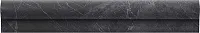 Бордюр Marvel Noir S.Laurent London глянц, 5x30,5 0-0 мм, арт. LVLN