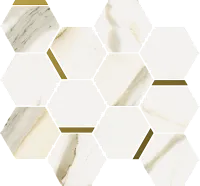 Мозаика Стелларис Калакатта Голд Шик мат 28,3x32,8 9 мм арт. 620110000221