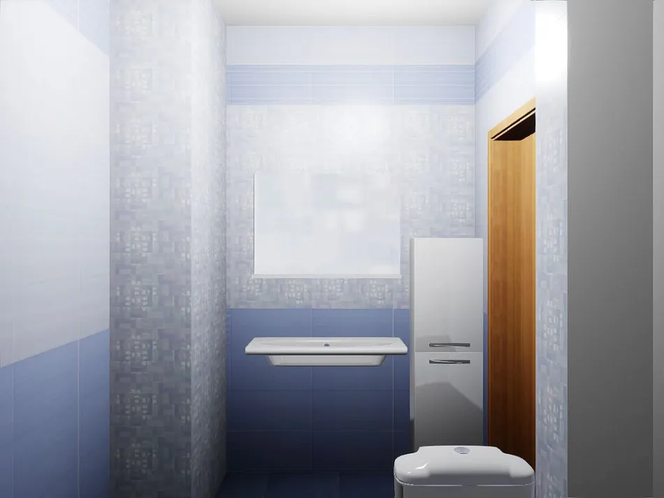 Готовый интерьер к коллекции Altacera Blik Azul