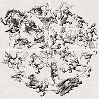 Панно Таурус 351508 глянц, 66x66