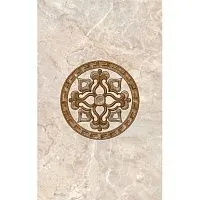 Декор Гермес светло-коричневый глянц 25x40 8 мм арт. 04-01-1-09-03-15-125-0