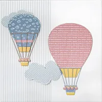Декор Бон Вояж "Аэростат 1" мат, 20x20 6,9 мм, арт. VT/A369/5009