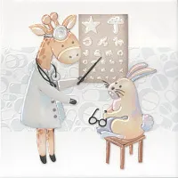 Декор Айболит 4 мат, 20x20 6,9 мм, арт. VT/A504/5009