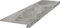 Ступень Альбино серый обрезной мат, 33x119,5 9 мм, арт. DL503120R/GCF