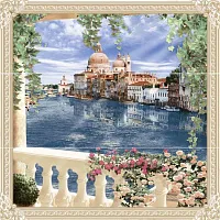 Панно Carra Бежевый (C-CR2T013DT) (комплект из 3 шт) глянц, 60x60 9 мм