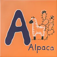 Декор Зоопарк "A" матовый мат, 20x20 6,9 мм, арт. OS/A228/5187