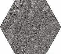 Керамогранит Soft Hexagon Anthracite, 23x26