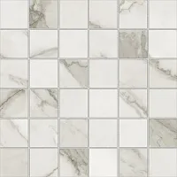 Мозаика Mosaico Calacatta Lux Silver полир, 29,8x29,8