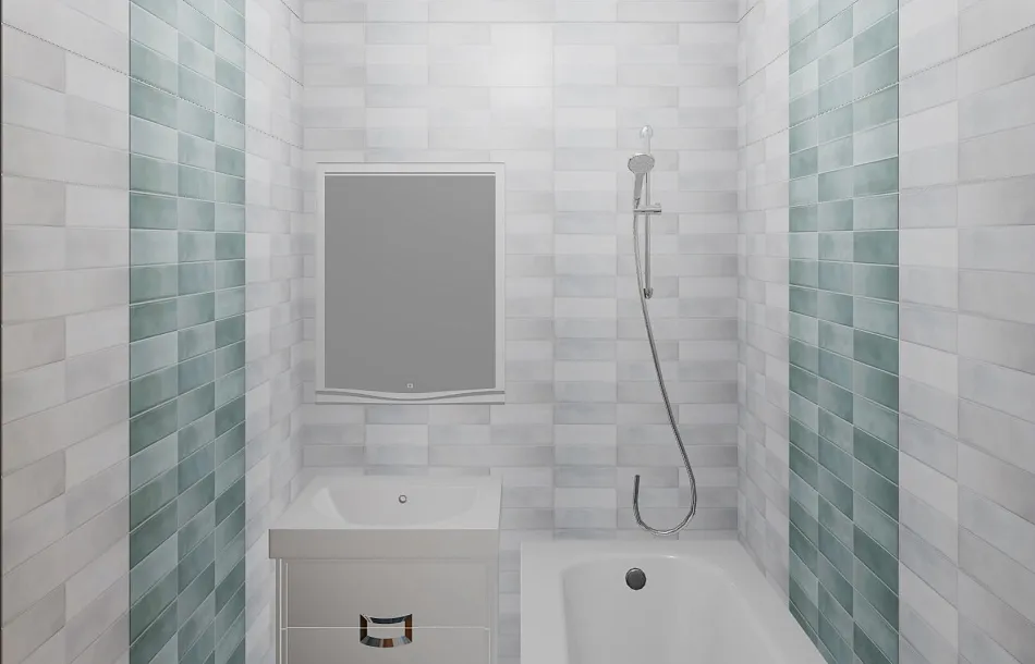 Готовый интерьер к коллекции Alma Ceramica Style (~50 000 ₽)