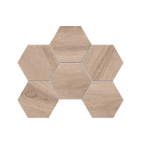 Мозаика Oak Mosaic SI01 Hexagon мат 25x28,5 10 мм арт. 39021
