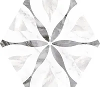Декор Bardiglio Hexagon Flower мат, 17,5x20 8 мм, арт. 23772