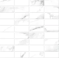 Мозаика White stream белый мат, 30x30 10 мм, арт. 16677