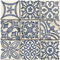 Декор Monza Blu мат, 20x20