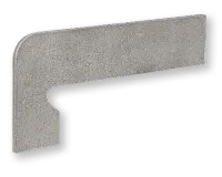 Плинтус VEGA GRIS IZQUERDA Zan. левый мат, 39,5x17,5 9 мм