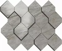 Мозаика Marvel Bardiglio Grey Mosaico Esagono 3D, 28,2x35,3 0-0 мм, арт. AS39