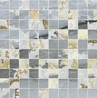 Мозаика Mosaico Q Solitaire Blu Mix полир, 30x30, арт. MQSB