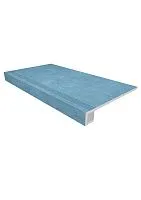 Ступень Sky Blue Steptrade SR03 Комплект прямоугол бортик с насечками + Подступенок мат 33x120 арт. 39139