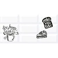 Декор ВОГ Breakfast2 глянц 20,1x40,5 8,8 мм арт. 583012012