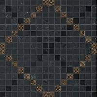 Декор Newluxe Black Tessere Art глянц, 30,5x30,5