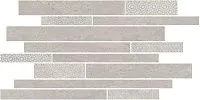 Декор Ламелла серый светлый мозаичный мат, 25x50,2 9,5 мм, арт. SBM009/SG4583