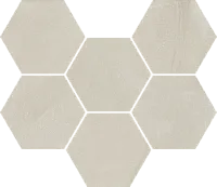Мозаика Континуум Пьюр Гексагон мат 25x29 9 мм арт. 620110000187