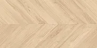 Керамогранит Wood Royal Almond Chevron бежевый карвинг мат 60x120 8,2 мм