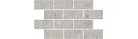 Мозаика Чеппо ди Гре серый светлый обрезной мат 34,6x20 9 мм арт. DD605820\MM