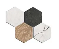 Мозаика MALLA HEX-G LAGOM мат, 29,6x36,7