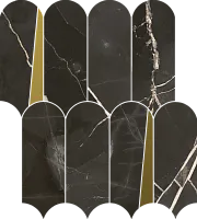 Мозаика Стелларис Абсолют Блэк Элегант полир 32,5x36,1 9 мм арт. 620110000235