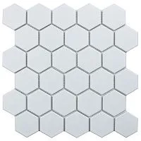 Мозаика Hexagon small White Matt MT31000/LJ5108/IDL1005 мат 26,5x27,8 6 мм арт. С0002905