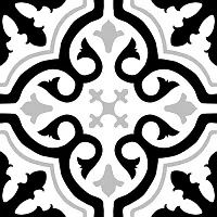 Керамогранит Pav Cement-M grace black, 20x20