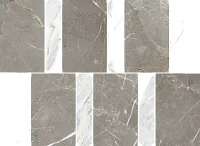 Мозаика Стелларис Грэй Арган мат 36,8x26,9 6 мм арт. 600110000979