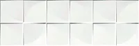 Плитка Quadra White Glossy Rett, 25x75 9 мм