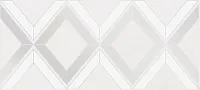 Вставка Alrami серая ромбы мат, 44x20 8,5 мм, арт. 15915