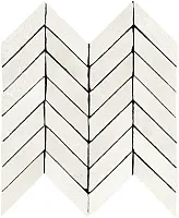 Мозаика Alchimia Spina White мат, 30x37 7 мм, арт. M3SC