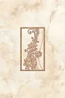 Декор Siesta (Сиеста) бежевая глянц, 20x30