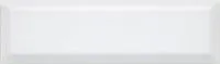 Плитка Аккорд белый грань, 8,5x28,5 9,2 мм, арт. 9010