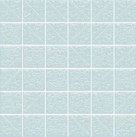 Плитка Ла-Виллет бирюзовый светлый, 30,1x30,1 6,9 мм, арт. 21029