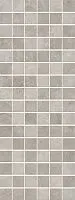 Декор Монсанту мозаичный серый светлый глянцевый глянц, 15x40 6,9 мм, арт. MM15150