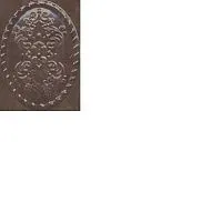 Декор Версаль коричневый, 12x16 10 мм, арт. OBA010