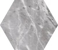 Керамогранит Bardiglio Hexagon Dark мат, 17,5x20 8 мм