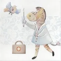 Декор Айболит 5 мат, 20x20 6,9 мм, арт. VT/A505/5009